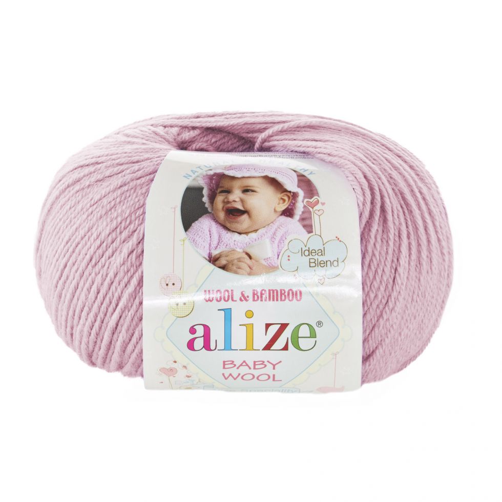 BABY WOOL (ALIZE) 768-розовый