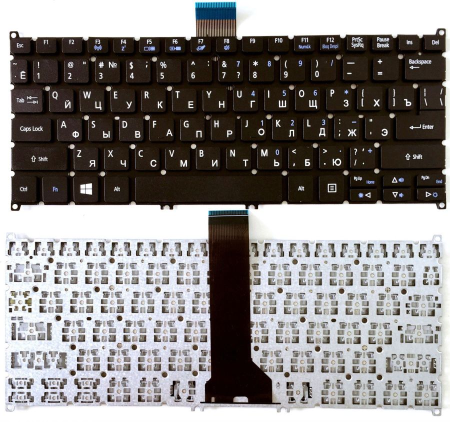 Клавиатура для ноутбука Acer ES1-111/ES1-311/... (black)