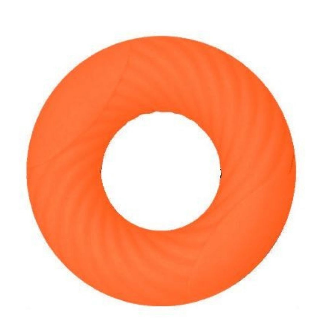 Силиконовый кистевой эспандер, цвет Оранжевый (нагрузка 18 кг)