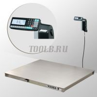 Масса-М 4D-P.S-2-1000-RL Весы платформенные электронные с печатью этикеток фото