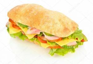 Сэндвич с ветчиной