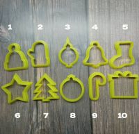 Каттеры для полимерной глины №89 ( новогодние )