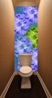 Фотообои в туалет - Игра цвета в магазине Интерьерные наклейки