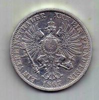 1 талер 1867 Пруссия Германия XF
