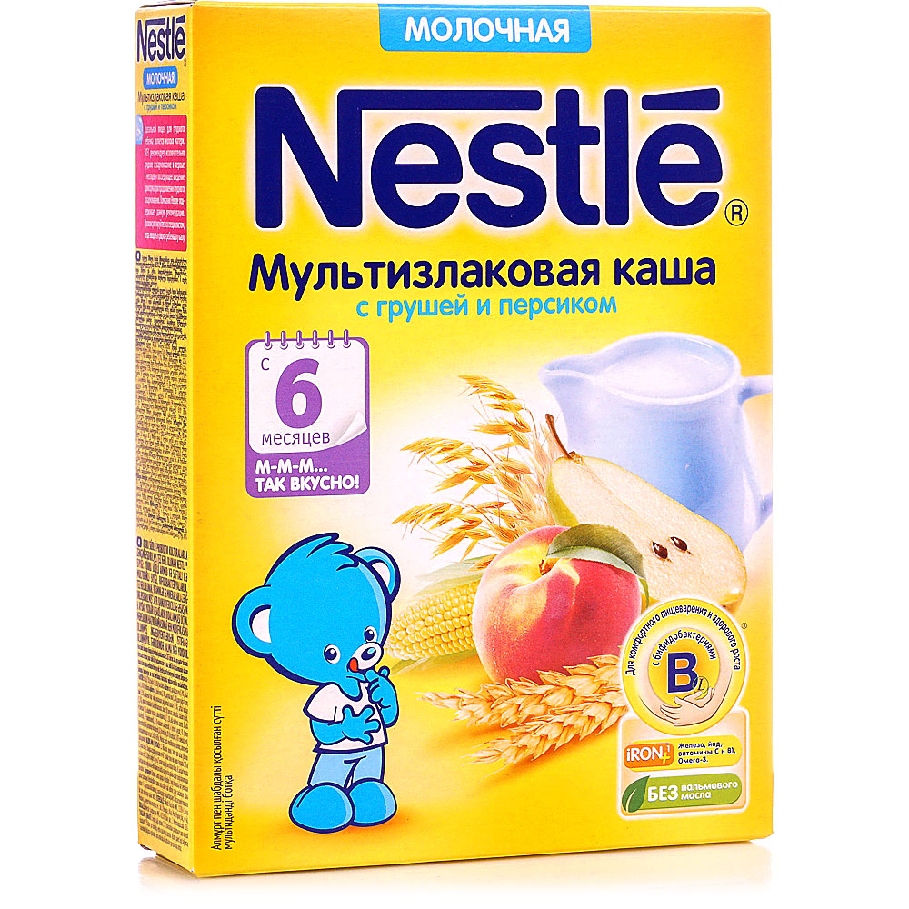 Nestle мультизлаковая каша медом