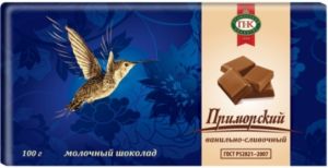 Шоколад ПРИМОРСКИЙ Ванильно/сливочный молочный 100г