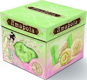 Набор конфет AMAPOLA Миндаль/зеленый чай 100г
