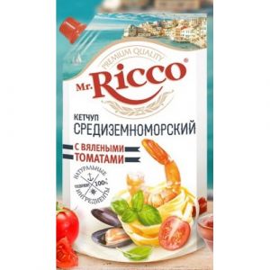 Кетчуп MR.RICCO 350г Средиземноморский с вялеными томатами дой-пак