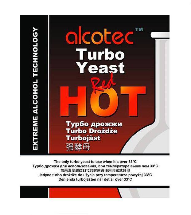 Дрожжи Alcotec Red Hot Turbo 90 гр (50 шт/кор)