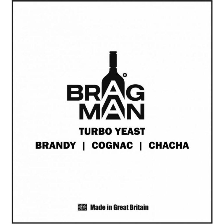 Дрожжи Bragman Brandy/Cognac/Chacha турбо 60 гр