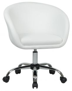 Офисное кресло для персонала DOBRIN BOBBY (белый)
