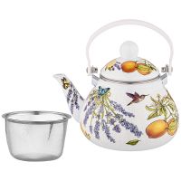 Чайник эмалированный с фильтром из нжс, серия "Provence", 1.3 л