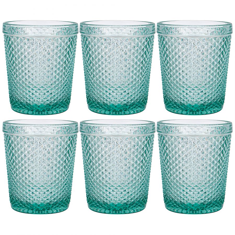 Набор стаканов "Гранат" из 6шт. серия "Muza color" 280мл. / в=10 см