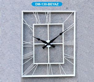 Настенные часы GALAXY DM-130 White, из металла, 70 см
