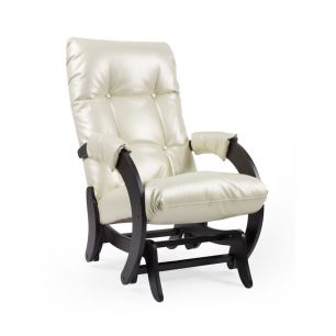 Кресло- гляйдер Модель 68 (венге/ Or.Perlam 106 ) жемчужный