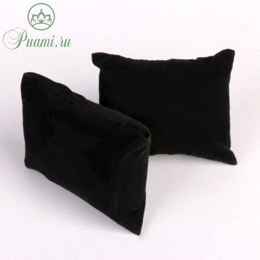 Подушка для украшений 8*6,5*3,5 см, цвет чёрный