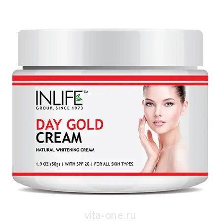 Крем для лица дневной Day Gold Cream INLIFE (Инлайф) 50 г