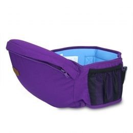 Сумка-переноска хипсит с сиденьем (до 15 кг), цвет Фиолетовый