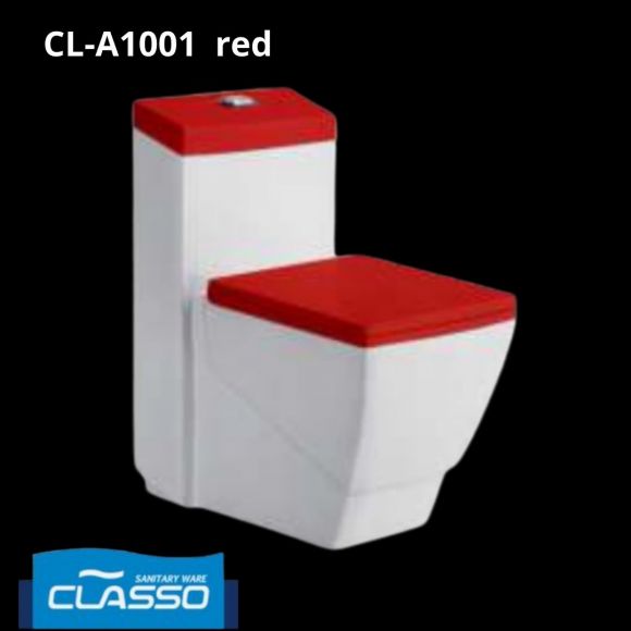 CLASSO | Divara Sıfır Monoblok Unitaz CL-A1001 red
