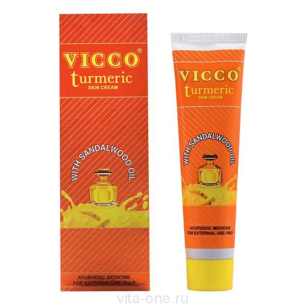 Крем для лица Turmeric Vanishing Cream Vicco (Викко) 30 г