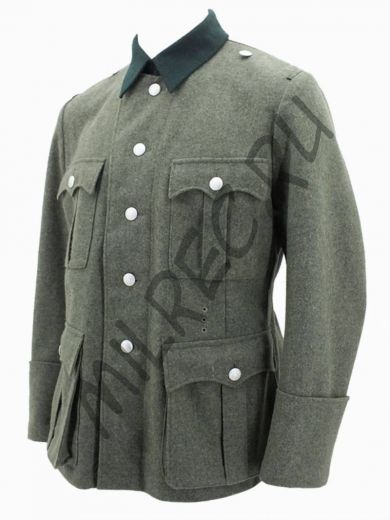 Китель офицерский образца 1936 года (Feldbluse fur offizier M36) с отложными манжетами,  реплика (под заказ)