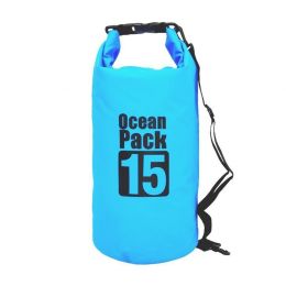 Водонепроницаемая сумка Ocean Pack, 15 л, цвет Голубой