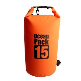 Водонепроницаемая сумка Ocean Pack, 15 л, цвет Оранжевый
