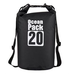 Водонепроницаемая сумка Ocean Pack, 20 л, цвет Чёрный