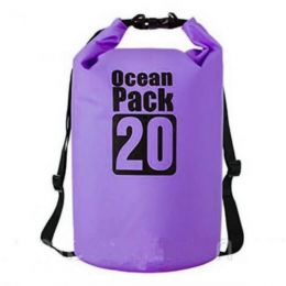 Водонепроницаемая сумка Ocean Pack, 20 л, цвет Фиолетовый