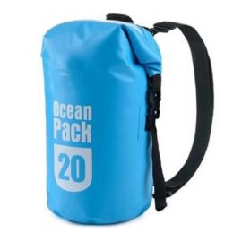 Водонепроницаемая сумка Ocean Pack, 20 л, цвет Голубой