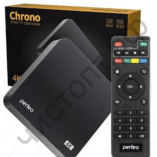 Приставка SMART TV BOX Perfeo "CHRONO", RK3228, 1G/8Gb, Android 7.1