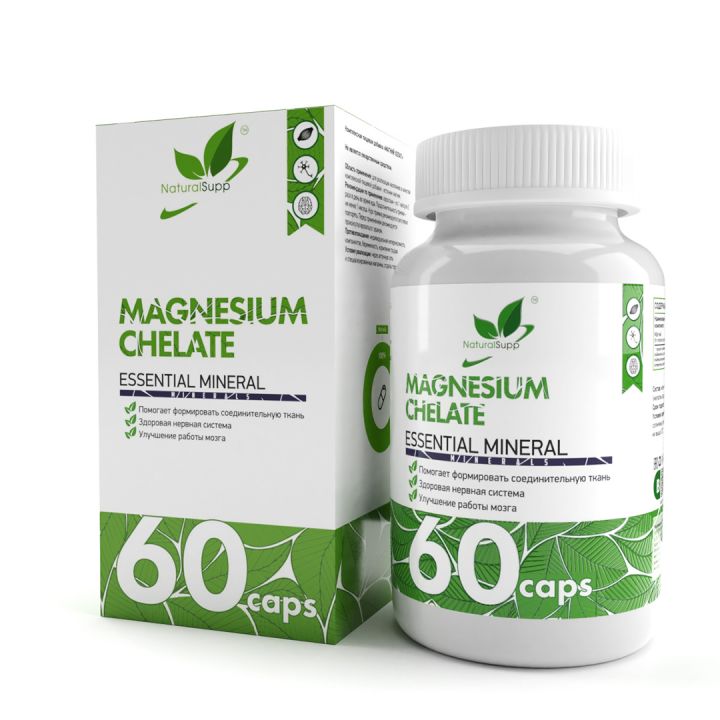Natural Supp - Magnesium Chelate 60 caps