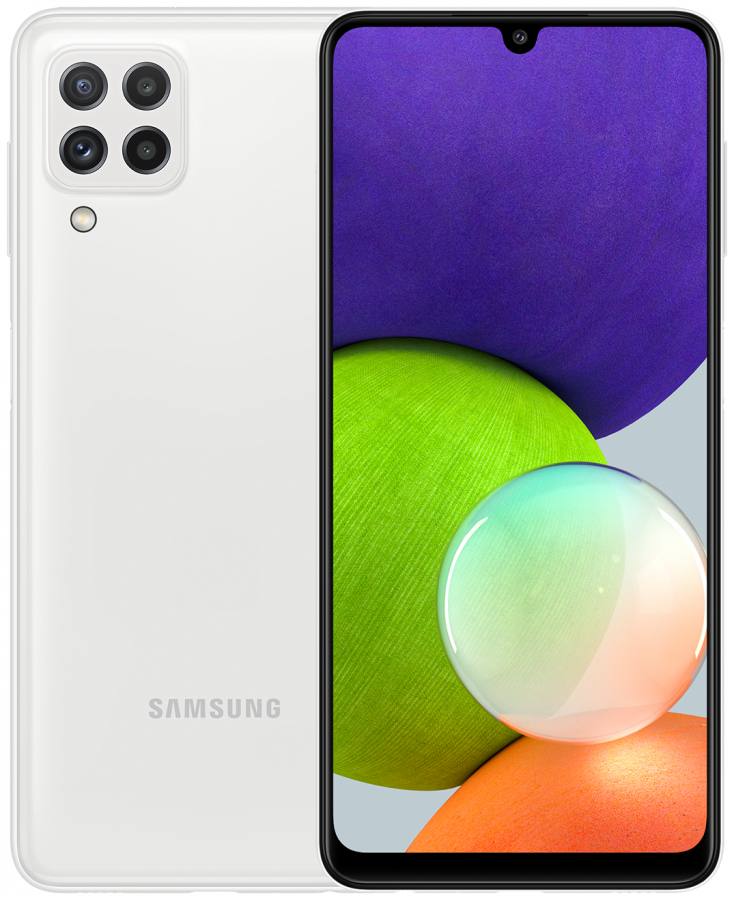 Смартфон Samsung Galaxy A22 4/64 ГБ Белый