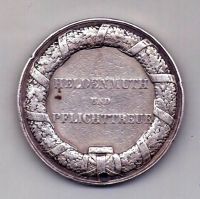 медаль 1843 Пруссия За Героизм и Верность Германия
