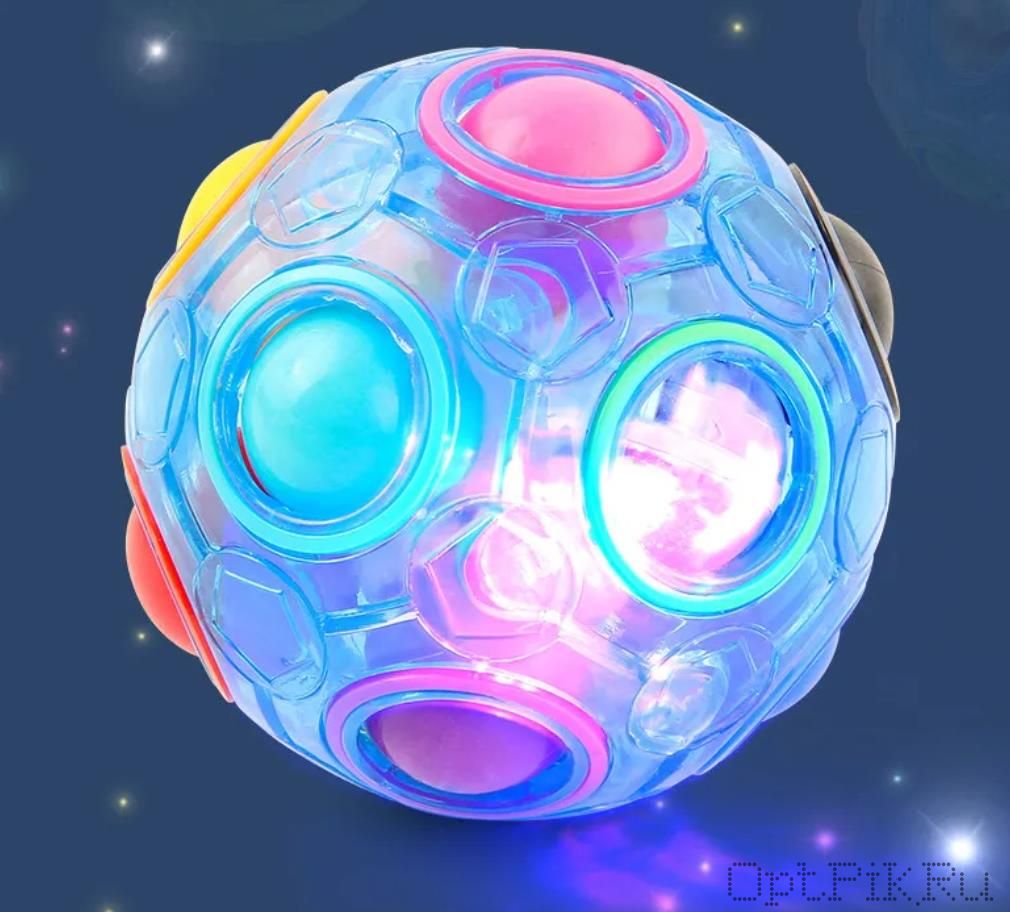 Светящийся шар Орбо 12 лунок, цвета а ассортименте