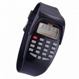 Электронные наручные часы с калькулятором KK-907, вид 1