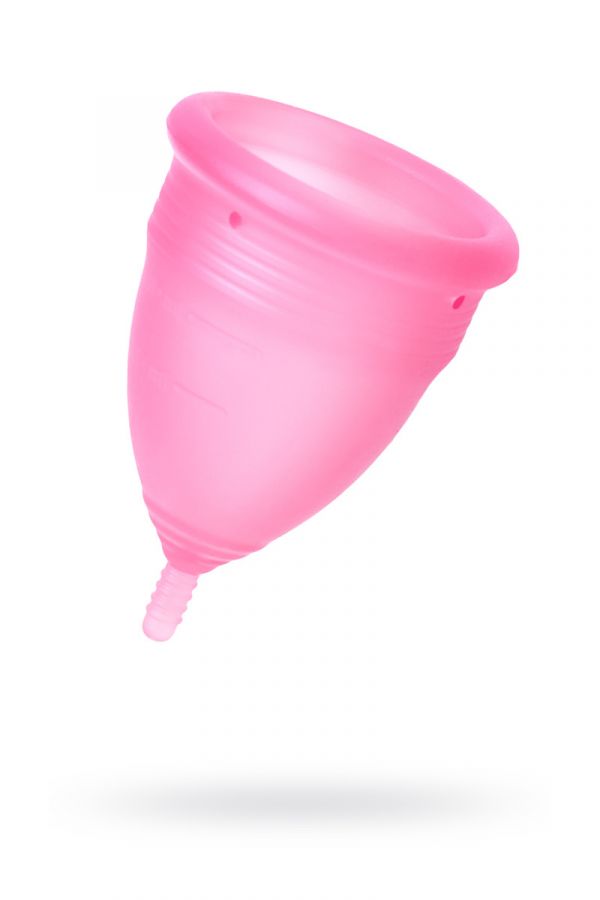 Менструальная чаша ШТУЧКИ-ДРЮЧКИ, силикон, розовый