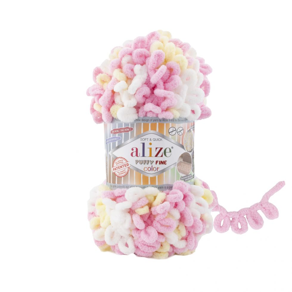 Puffy FINE Color (ALIZE) 6367 детский розовый