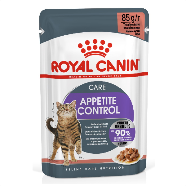 Влажный корм для кошек Royal Сanin Appetite Control кусочки в соусе для контроля выпрашивания корма