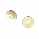 фото Пуговица Античная 36L - 23 мм два прокола, металл Античное золото ME575.36 зол