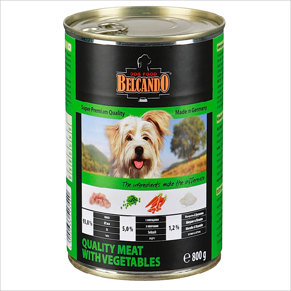 Влажный корм для собак всех пород Belcando Quality Meat с мясом и овощами