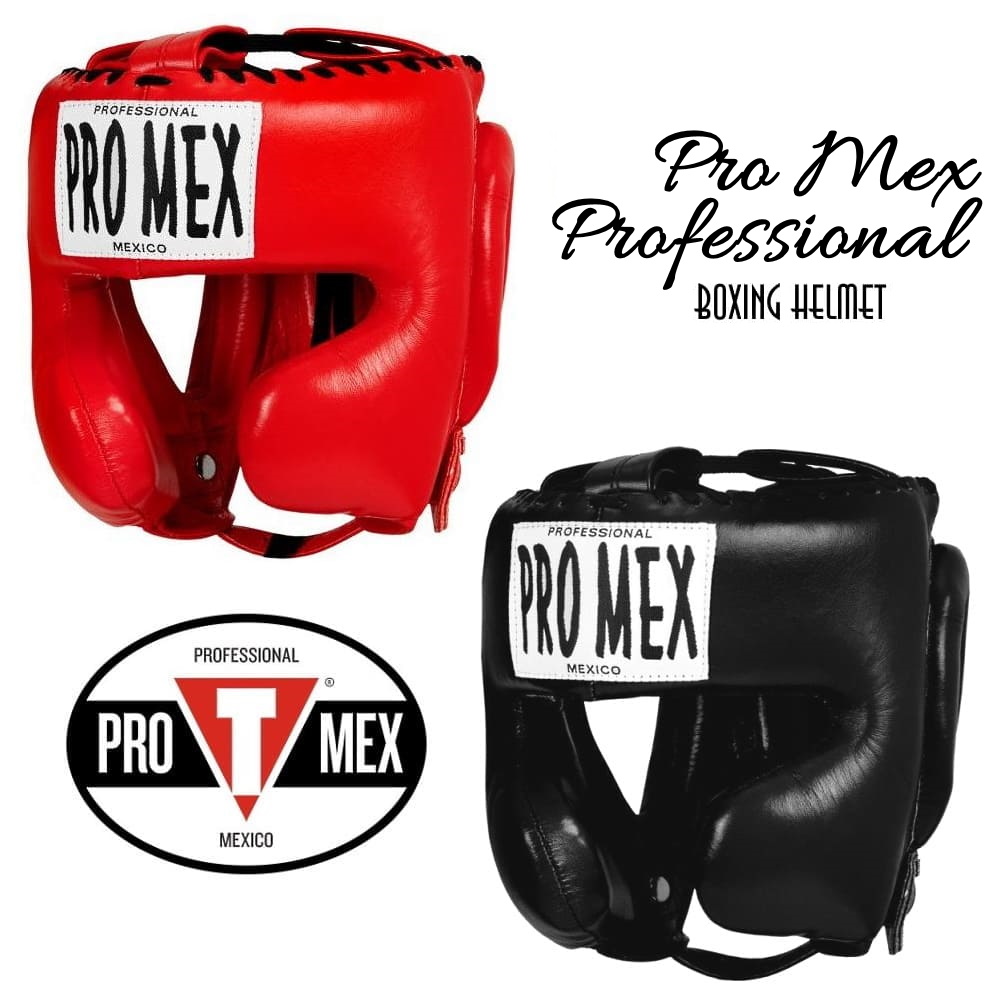 Боксерский шлем Pro Mex Professional - Black x Red