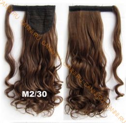 Искусственные термостойкие волосы - хвост волнистые №М2/30 (55 см) -  90 гр.