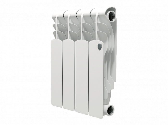 Радиатор алюминиевый Royal Thermo Revolution 350 – 4 секции, 5 м2, боковое подключение