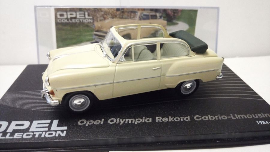 Opel Olympia Rekord  Cabrio-Limousine 1954- 1956 (IXO-ALTAYA) 1/43
