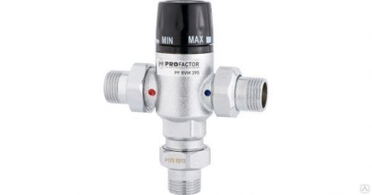 Клапан смесительный термостатический 1/2"регулируемый от 38 до 60 градусов ProFactor (PF RVM 395.15)