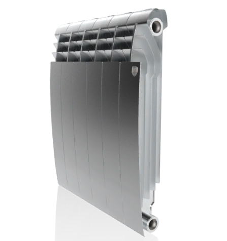 Радиатор биметаллический Royal Thermo BiLiner 500 Silver Satin – 6 секций, 10 м2, боковое подключение