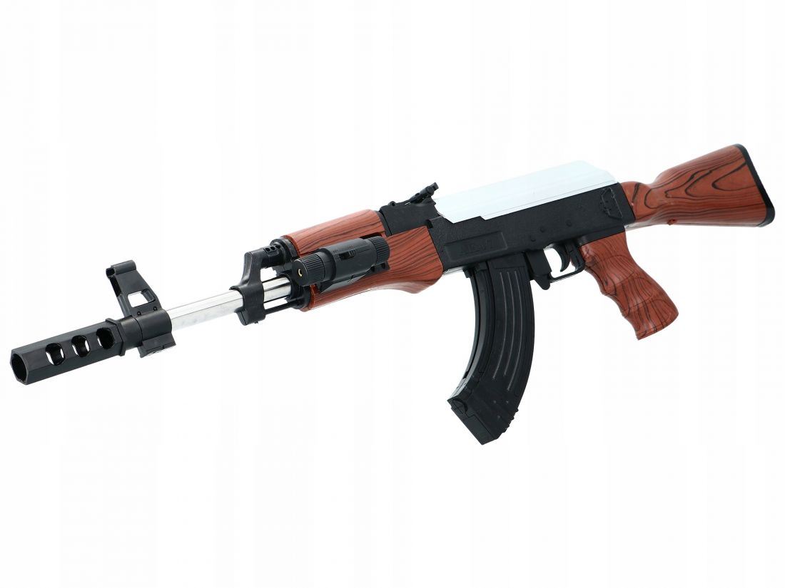 Игрушка - "Автомат Калашникова" АК-47 с лазерным прицелом, пневматический.