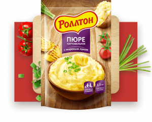 Картофельное пюре РОЛЛТОН С жареным луком 240г