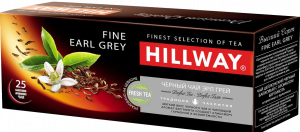 Чай черный в пакетиках HILLWAY 25*2г Fine Earl Grey